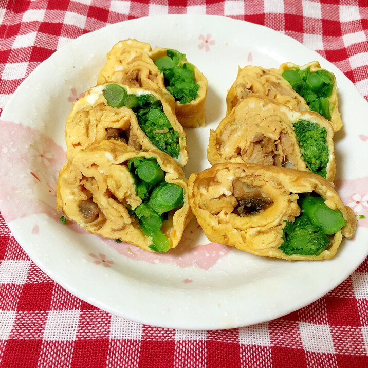 花の鯛茶漬けで簡単！春の卵焼き（よか魚ドットコム）